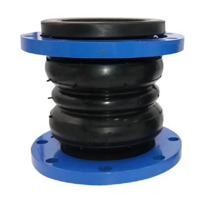 China 10 Inch Stainless Steel Coupling Epdm  Flexible Rubber Expansion Joint Double Sphere for sale