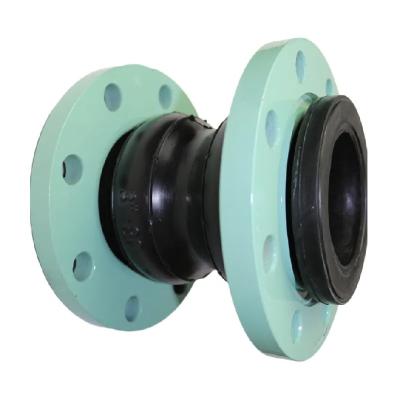 China Neopreencompensator Epdm Dubbele bol Rubber Expansion Joint Metal Flange Type Te koop