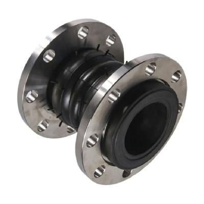 China Double Ball Rubber Expansion Joint Natural Rubber Flexible Joint Flange Connection for sale