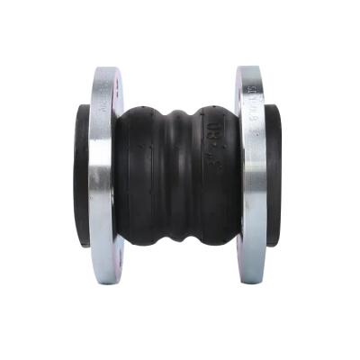 China Dn150 Flange Type Double Sphere Rubber Expansion Joint Flexible Stainless Steel Thread Expansion Rubber for sale