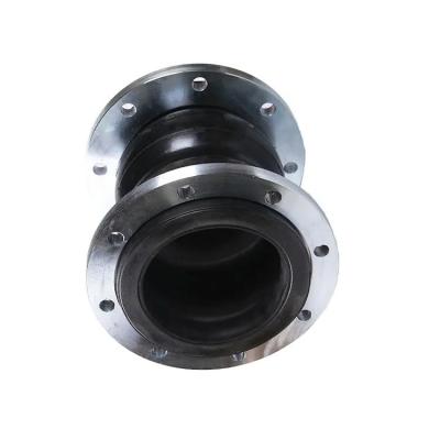 China DN125 Flanged Double Ball Flexible Rubber Expansion Joint Carbon Steel Gezweerd Telescopisch Rubber Joint Te koop