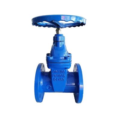 China Hard Seal Flange Ductile Iron Gate Valve PN16 Metalen stoel Stem Gate Valve Te koop