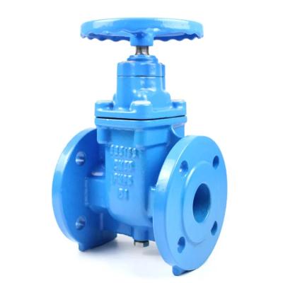 China The 6inch 150mm handwheel rubber sealed flange gate valve is used in the tap water system for sale