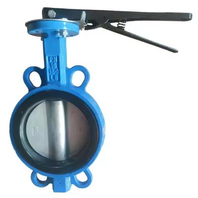 China Customizable Ductile Iron Disc Centerline Handle To Clamp Butterfly Valve for sale