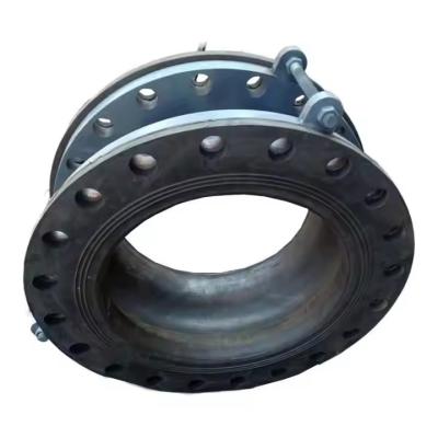 China DIN Standard Pn16 6 Inch Face Fully Sealed Rubber Flange Coupling Galvanized Flange Connector Rubber Expansion Joint for sale