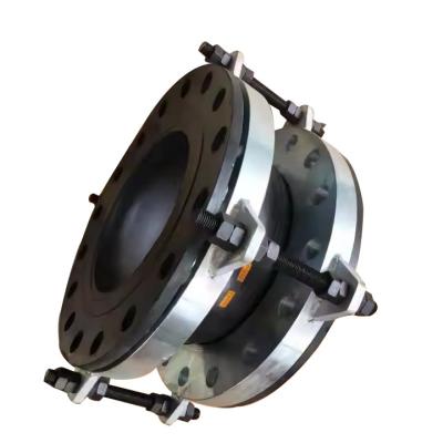 China PN40 EPDM Flexible Fully Sealed Rubber Expansion Joint With Flange Connection Compensator for sale