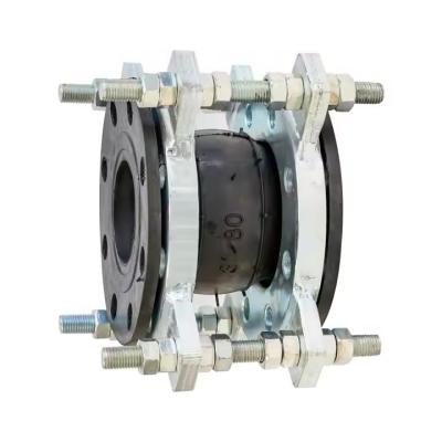 China ANSI 150LB Galvanized Flange Fully Sealed Nitrile Rubber Expansion Joint Ductile Iron for sale