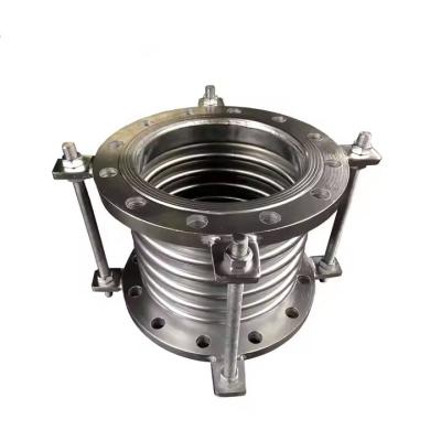 China ANSI 150LB Stainless Steel Metal Exhaust Compensator Reinforced Metallic Expansion Bellows for sale