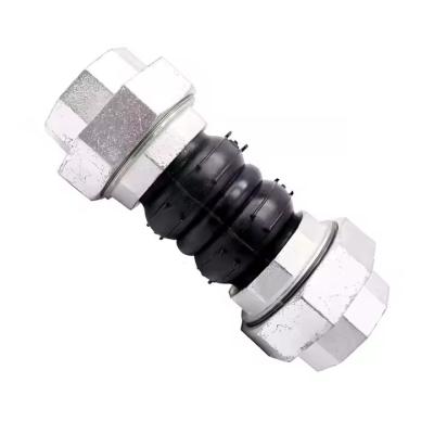 China ANSI Standard Compensator Screw Connector Flexible Combined Threaded EPDM Rubber Expansion Joint for sale