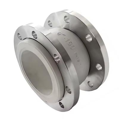 China Conexión de brida de grado alimenticio con unión de expansión de caucho simple DN150 DIN PN10 SS316 en venta