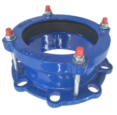 China Pvc Pipe DI Flexible Ductile Iron Universal Flange Adaptor Wide Range for sale