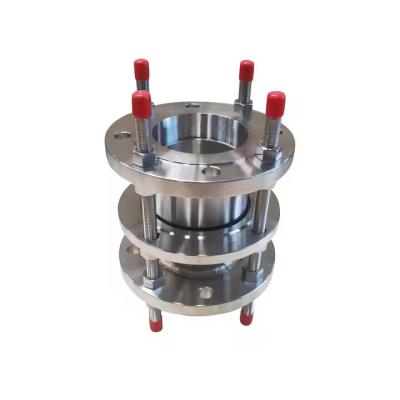 China 304 stainless steel C2F type detachable double flange loose sleeve force transmission expansion joint for sale