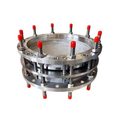 China 304 316L Stainless Steel Detachable Double Dismantling Flange Force Transmission Joint Half Wire Limited Expansion Joint for sale