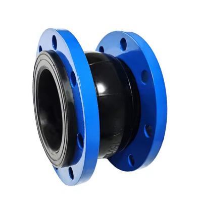 China Stainless Steel Flange Single Ball Rubber Joint  Flexible Bellow Anti Vibration for sale