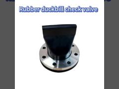 Sewage discharge DN100 good corrosion resistance SS304 flanged nitrile rubber check duckbill vale