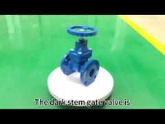 Hard Seal Flange Ductile Iron Gate Valve PN16 Metal Seat Stem Gate Valve