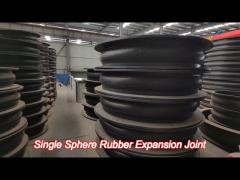 epdm single sphere rubber expansion joint dn150 pn16 flange connector