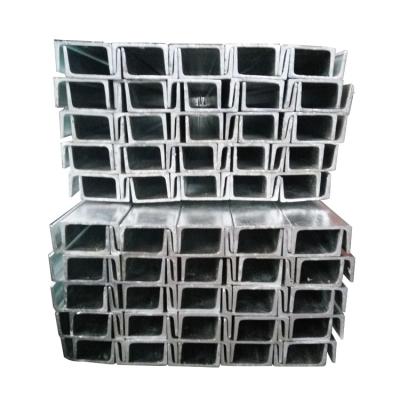 China Construction Channel 150 x 75 6.5 x Steel Sizes2in Perforated U Channel Steel Beams Galvanized Steel U Channel Fence Post for sale