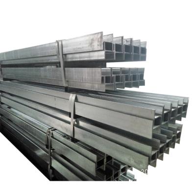 China Galvanized steel building construction audi h beam jis w10x22 g3101 ss400 cutter standard length galvanized steel weight per foot for sale