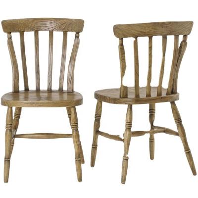 China (Other) Adjustable Reclaimed Elm Wood Dining Chair for sale