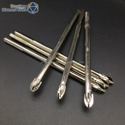 China Drilling Holes Four Groove Drill Bits For Ceramic , Tile , Glass Drilling for sale