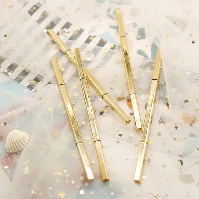 China FAIRY COSMETICSS E02 5-Color Gold Wands Waterproof Eyebrow Pencil Double Head Ultra-thin Waterproof And Sweatproof for sale