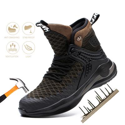 China Steel Toe 2021 New Style Light Weight Industrial Toe Shoes Safety Workmans Safety Shoes Mid Cut Steel Toe for sale