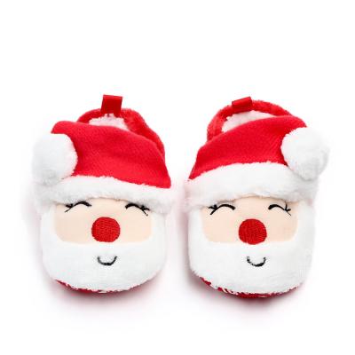 China Factory Delivery Winter Anti-Slip Children's Soft-Soled Baby Kids Toddler Christmas Shoes for sale