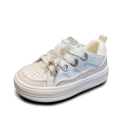 China Breathable Fashionable Fashion Sports Sneakers Children Girls Kids White Running Shoes for sale