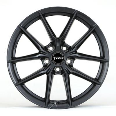 China Sports modification 18 inch concave surface with 5 double spokes JWL VIA rim pcd 5x100-120 grid structure deep disc certified cast aluminum alloy for sale