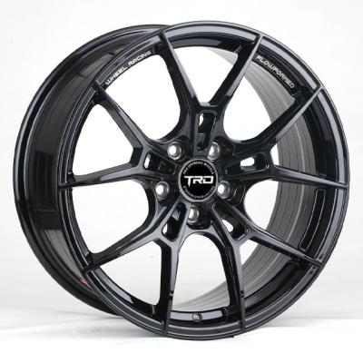 China Sports Modification Tro Track Quality Black G25 Track Quality Dish Design Car Wheel Alloy Wheel 18 Inch pcd1143 112 120 5 Holes for sale