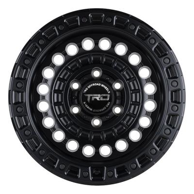 China Realtime Shipping pearl offroad lock retro offroad retrofit wheel pcd6x139 7 17 inch rim 135 5x127 width 8.5inch off road rims for sale