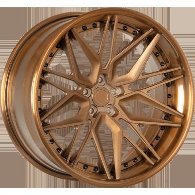 China Alloy Aluminum Deep Plate Custom Forged Wheels 22 23 24 Inch Rims Polished Chrome Alloy Wheels for sale