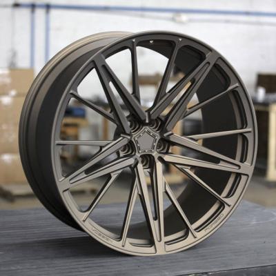 China Aluminum Alloy Custom Bronze Forged Five Piece Wheels 18 To 26 Inch 5x120 5x114 3 5x120 Passenger Car Wheels for sale