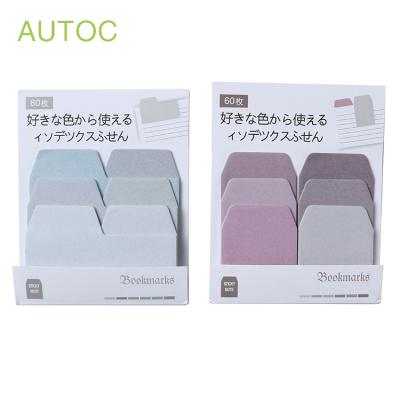 China Loose Leaf Customized Colorful Cheap Sticky Printing Paper Notebook Sticky Notepad for sale