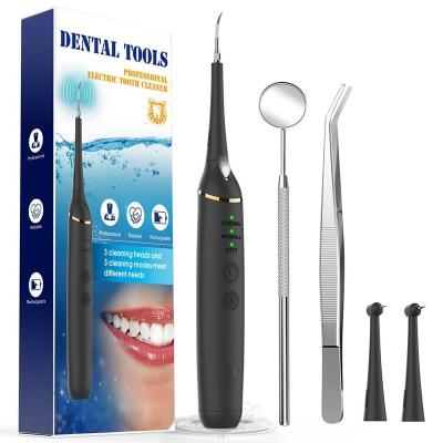 China Home Use Ultrasonic Dental Scaler For Teeth Tartar Stain Tooth Calculus Remover Electric Sonic Teeth Plaque Cleaner Dental Stone Removal for sale