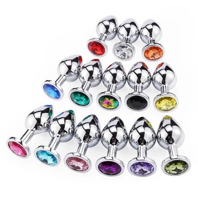 China Metal Around Shaped Plug Small Size Anal Sex Toys Small Size for sale