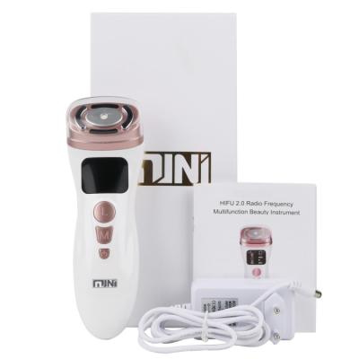 China Household Mini 2.0 Skin Rejuvenation Facial Lift Machine Firming Wrinkle Massager For Home Use Hifu 2.0 Radio Frequency Device for sale