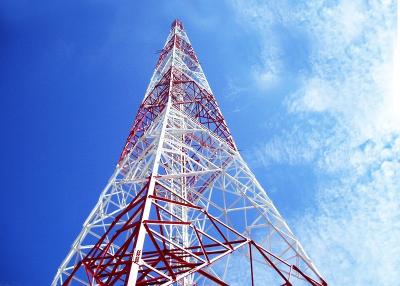 China Glatte Oberfläche außerhalb des Antennenmasts, Antennenmast ASTM 80m Metall zu verkaufen