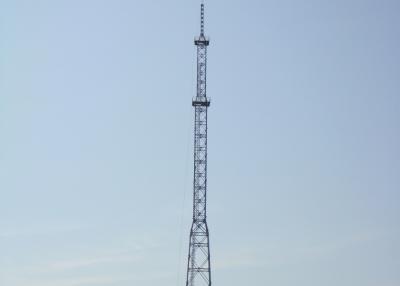 China Galvanisiert/malte Fernsehen/Radioantennenmast-Stahlmaterial 20m - 180m Höhe zu verkaufen