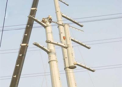 China 5m - linha de transmissão 33kv torres de 100m, ISO de aço da torre de Polo habilitado à venda