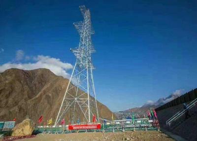 China Röhrenhochspannungsfernleitungs-Turm, elektrische Leitungs-Stahlturm zu verkaufen