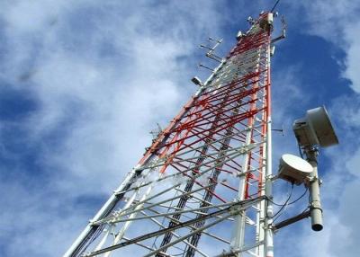 China 4 - Leg Mobile Communication Tower , Self - Supporting 60m Wireless Cell Tower for sale