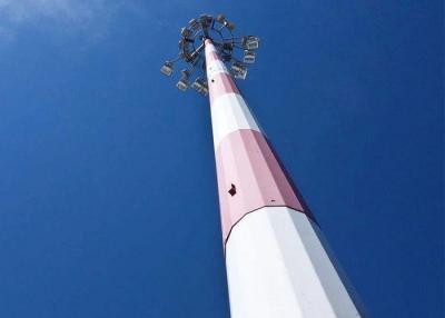 China De gegalvaniseerde/Geschilderde Container van het de Toren Vlakke Rek van de Oppervlakte Monopole Antenne Te koop