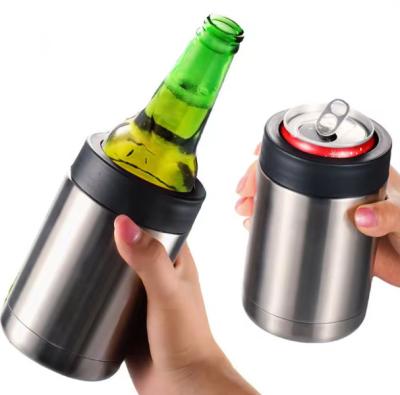 Cina 12oz Double Wall Stainless Steel Beer Can Cooler for Coffee Mugs Design Style Minimalist in vendita