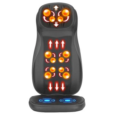 China Full Body Body Massager Chair Shiatsu Back Neck Seat Massage Cushion Kneading For Home Office for sale