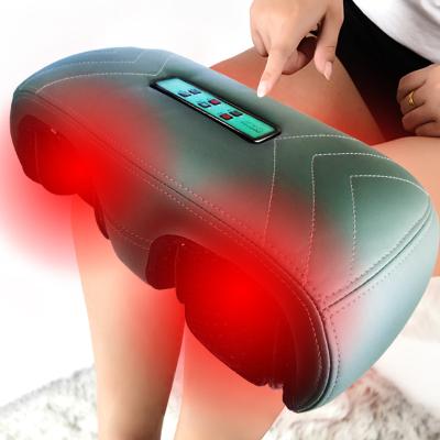 China Rechargeable Portable Electric Cordless Air Compression Heating Vibration Leg Foot Calf Knee Massage Machine for sale