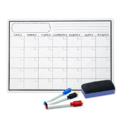 China Form Amazon Magnetic Weekly Hot Selling Calendar White Board Planner Monthly Message Note Board For Fridge Magnet for sale