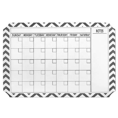 China Amazon Hot Selling Shape Amazon Hot Selling Magnetic Whiteboard Monthly/Weekly Dry Erase Planner Magnetic Planner Calendar For Fridge for sale