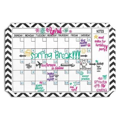 China Form Fridge Calendar 12*16 11*17inch Magnetic Dry Erase Whiteboard Weekly/Monthly Planner for sale